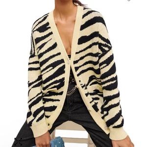 Zebra Maje Cardigan